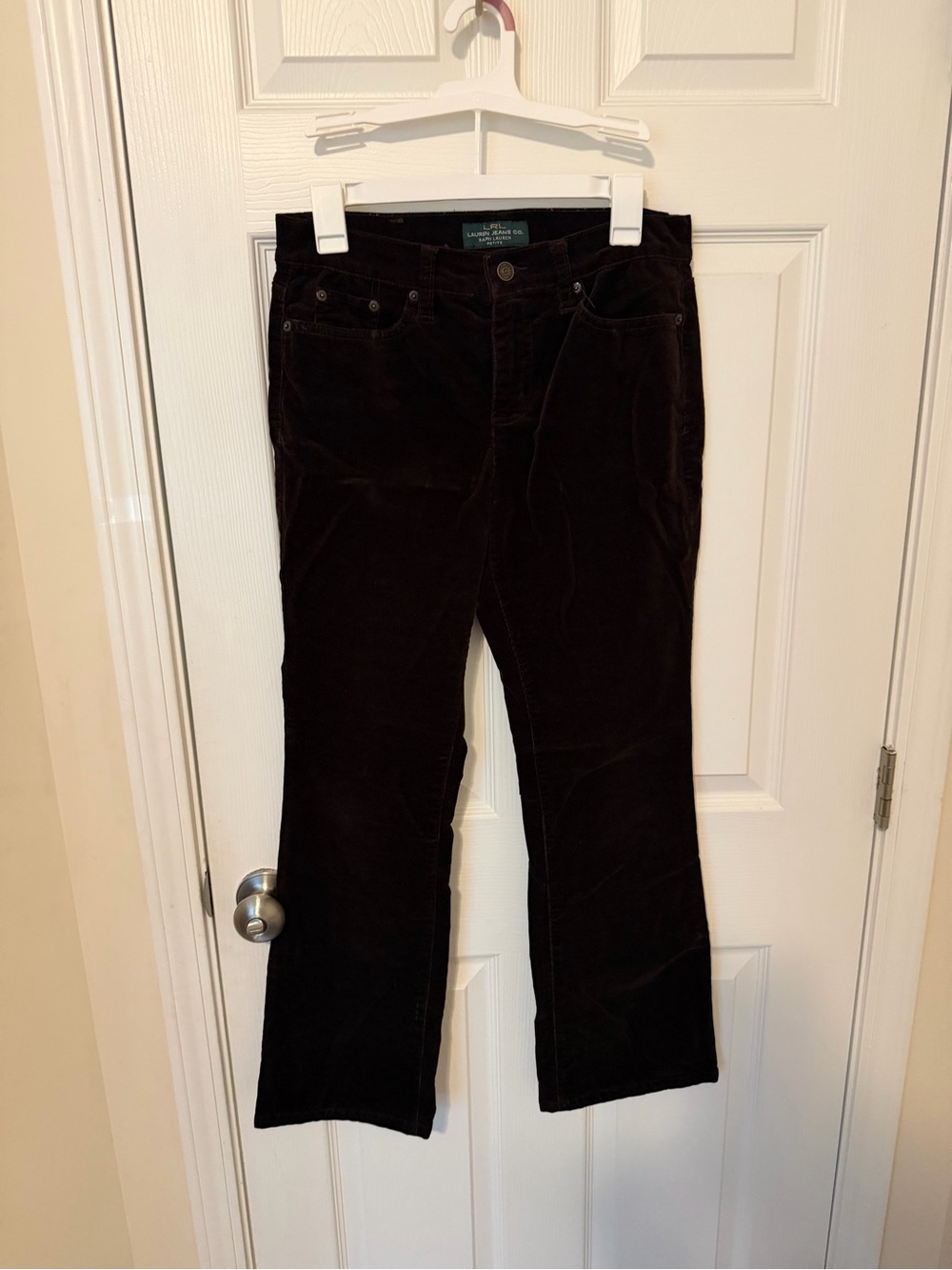Ralph Lauren Women's Dark Brown Boot-Cut Jeans